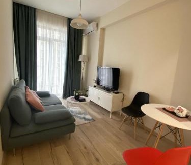 Saburtalo Apartamento | Sol's M2 White Modern Apartments