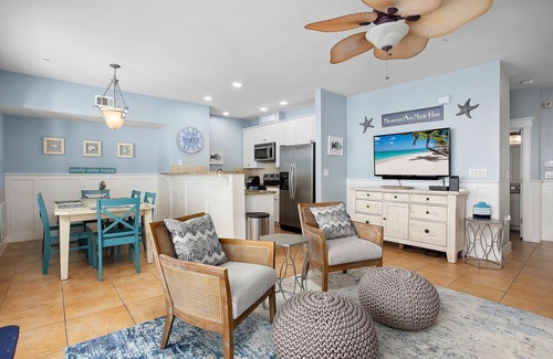 Galveston Condominio | Sol Searching - Ocean View - Easy Beach Access -