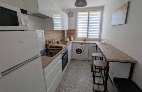 Le Grau-Du-Roi Apartamento | Sol-y-Days Altitude 0, planta baja en primera línea de mar