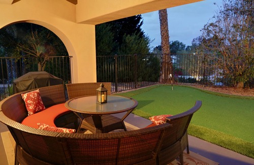 Lomas Santa Fe Country Club Villas Casa | Solana Beach Tuscan Villa en campo de golf