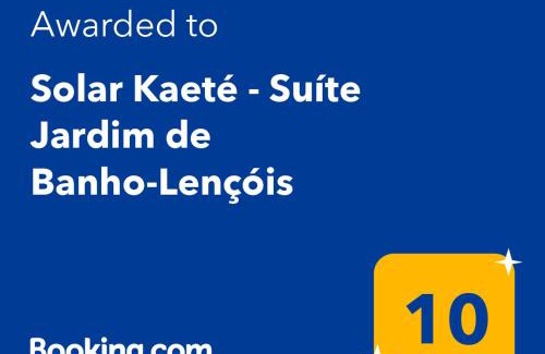 Santo Amaro do Maranhao Casa | Solar Kaeté - Suíte Jardim de Banho-Lençóis