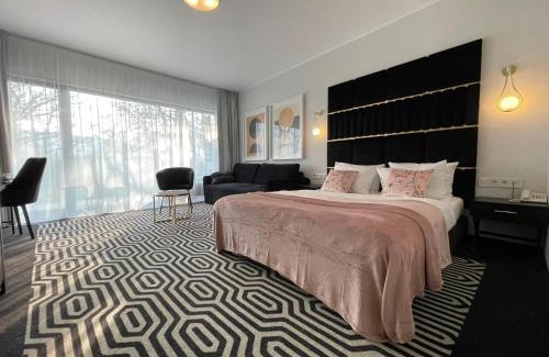Dzielnica Uzdrowiskowa Apartamento | Solne Apartamenty A033 z klimatyzacją i ogrodem Solny Resort