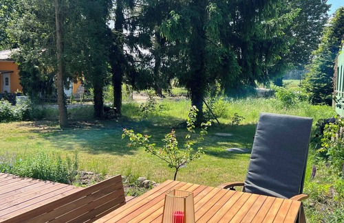 Lebusa Casa | Sonniges Tinyhouse am Körbaer See
