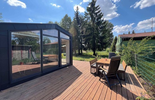 Lebusa Casa | Sonniges Tinyhouse am Körbaer See