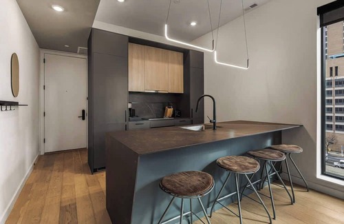 Logan Square Apartamento | Sosuite Corner 1bed Apt w Roof Deck, Gym, Laundry