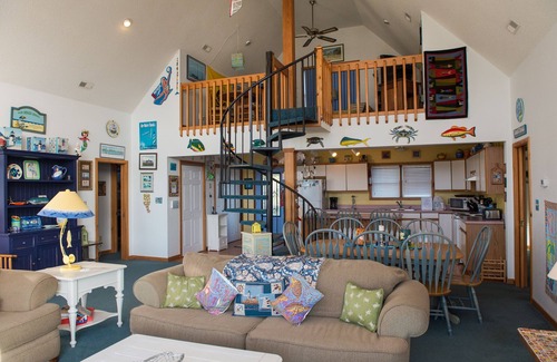 Frisco Cabaña | Soundfront Sunsets & Pets, Gran cubierta, Privado, Deportes acuáticos