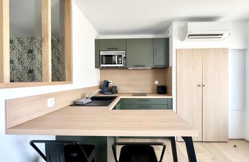 Mont-de-Marsan Apartamento | Sous Les Tropiques - Clim - Parking - Central