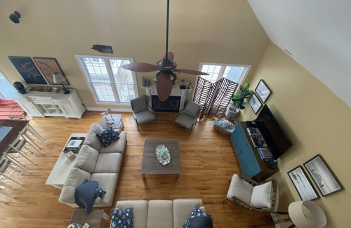 Bethany Beach Casa | 6 BR 7 BA duerme 16 Canal Front Pet Friendly Home- a pie de bicicleta de playa a la ciudad