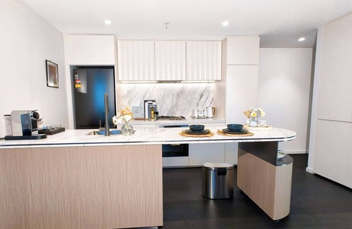 South Melbourne Apartamento | South Melbourne 3BR Amazing View Gym Sauna Kids Playroom Parking and sky pool!