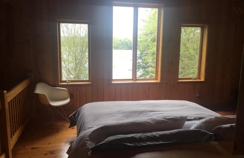 Lac-Saguay Casa | SPA Chalet Bois Round, Lac Ruisseau et Montagne