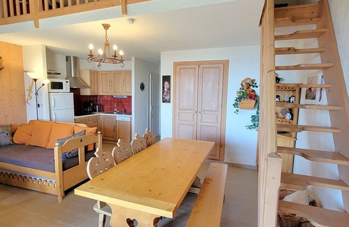 Saint-Michel-de-Chaillol Apartamento | Dúplex acogedor para 9 personas, terraza, WiFi, admite mascotas, aparcamiento opcional