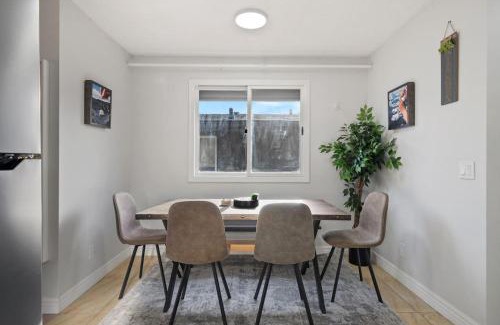 Montgomery Casa | Spacious 4-Bedroom Retreat Near Bow River with Foosball, Dart Board, Movie Room