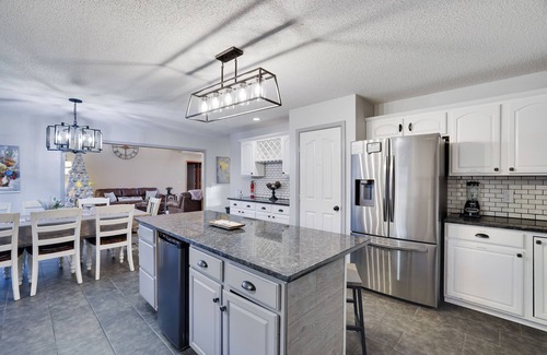 Long Pond Casa | Spacious 6-bedroom Pocono Home with Hot Tub, Game and Theater rooms, Fire Pit!