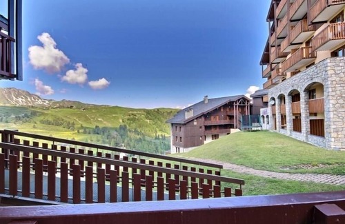 Belle Plagne Apartamento | Amplio apartamento 4 pers, balcón, cerca de pistas