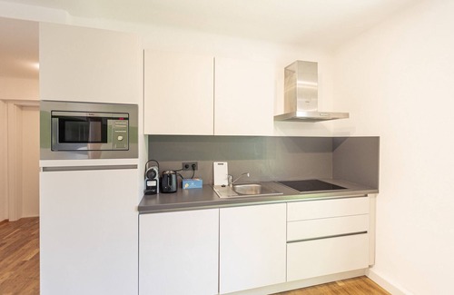 Eisenerz Apartamento | Amplio apartamento con vista al jardín.