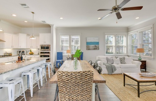 Santa Rosa Beach Casa | Spacious Blue Mountain Beach home! Resort Pool, Hot Tub & Bikes!