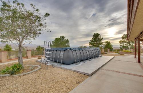Apple Valley Casa | Spacious California Oasis Patio, Fireplace and Pool