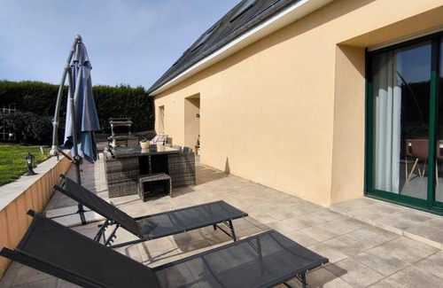 Cerences Cabaña | Casa familiar en Cérences: jardín, terraza, wifi, BBQ y mascotas bienvenidas