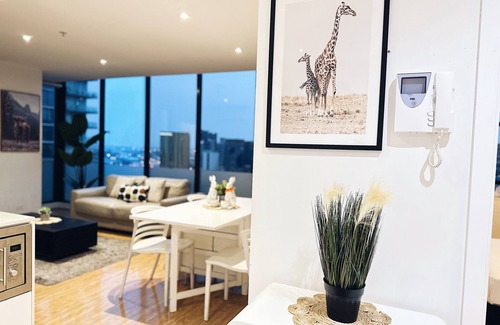 South Melbourne Apartamento | Spacious Family-Sized 2BR Apt Near Crown Casino + CarPark on Site