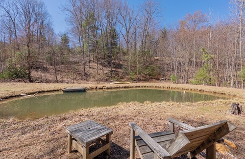 Court House Casa | Spacious forest retreat with hot tub, game room, pond, & cozy charm—perfect for family getaways!