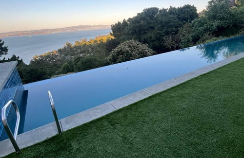 Tiburon Casa | Spacious Gated Estate with Pool, Hot Tub, & Breathtaking Ocean Views in Tiburon.