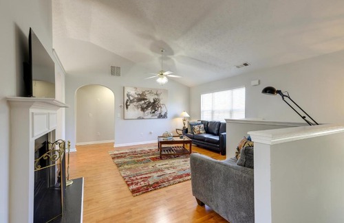 Riverdale Casa | Spacious Georgia Home with Deck, Grills and Fireplace!