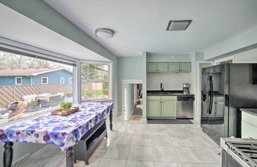 Michigan City Casa | Spacious Getaway w/ Heated Private Pool!