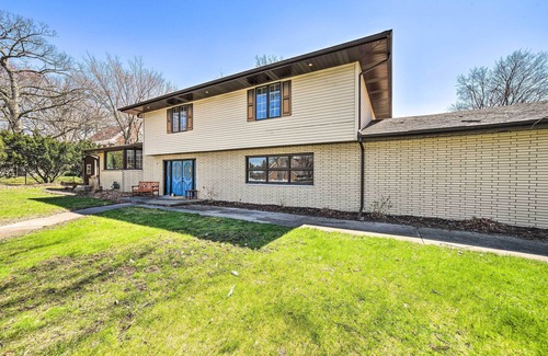 Michigan City Cabaña | Spacious Getaway w/ Heated Private Pool!