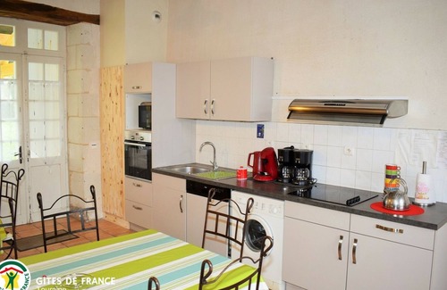 Bossay-sur-Claise Cabaña | Casa de campo XVII restaurada con jardín privado y todas comodidades, en el centro de Bossay-sur-Claise