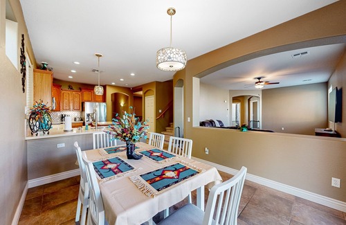 Glendale Casa | Spacious home surrounded by palms with pool, grill, children's items, & W/D