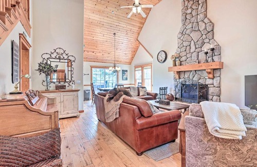 Lake Arrowhead Casa | Spacious Lake Arrowhead Home with Putting Green