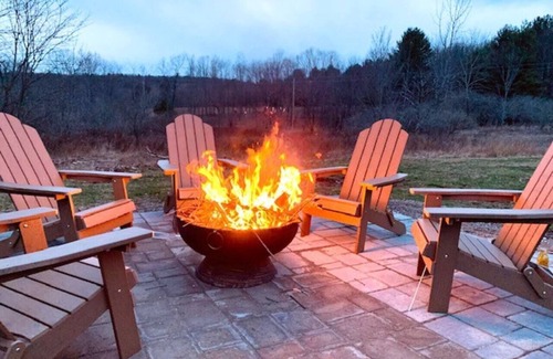 Oneonta Cabina | Lujosa, espaciosa cabaña privada cerca de Cooperstown