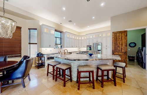 Queen Creek Casa | Spacious & Luxurious oasis w/ saltwater pool, hot tub, outdoor kitchen & sauna