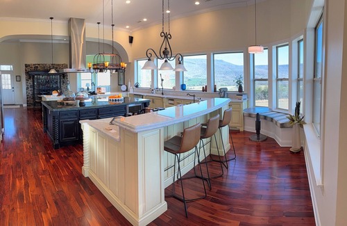 Dunlap Casa | Spacious Mountain Home: King Beds, Hiking, Large Kitchen, Arcade, Peaceful