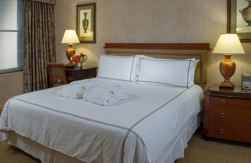 Central Park South Hotel | Spacious Private Bedroom Suite w/ Free WiFi, Sound System, & Flat-Screen TV