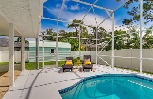 Sebastian Highlands Cabaña | Spacious Sebastian Retreat: Lanai & Private Pool!