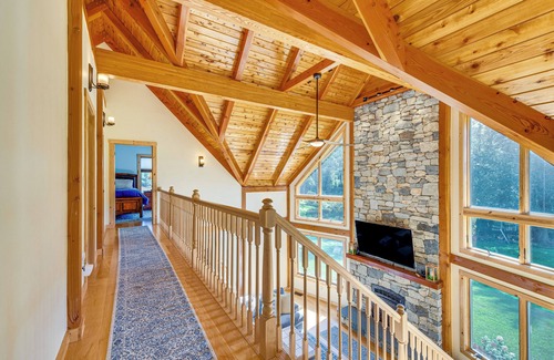 Granville Summit Casa | Spacious & Secluded Forksville Home: Fire Pit