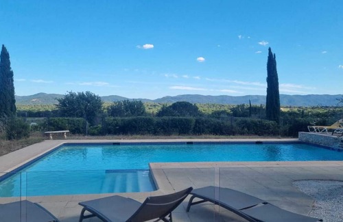Vidauban Casa | Spacious villa stunning view, pool tennis
