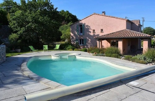 Chauzon Villa | Spacious villa with pool, garden and jacuzzi