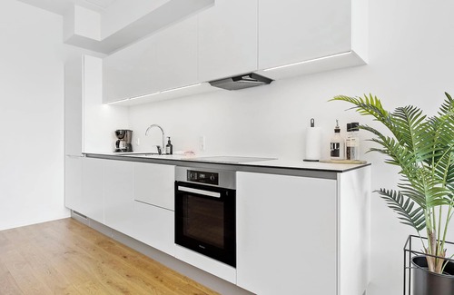 Aarhus C Apartamento | Spacious waterfront apartment with marina views