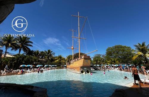 Prive das Caldas Apartamento | Spazzio diRoma com acesso ao Acqua Park