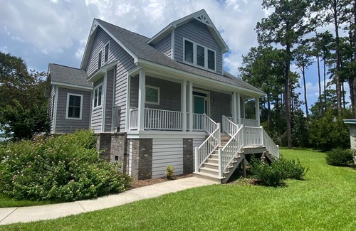 Beaufort Casa | Spectacular Beaufort Waterfront Home with Private Beach, Dock and Sunsets