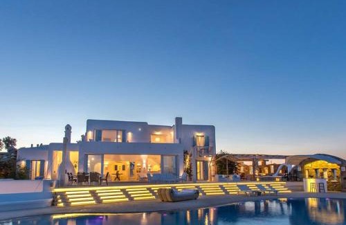 Kalafatis Villa | Spectacular Kalafatis Villa 5 Bedrooms Villa Vibhu Private Jacuzzis & Infinity Pool