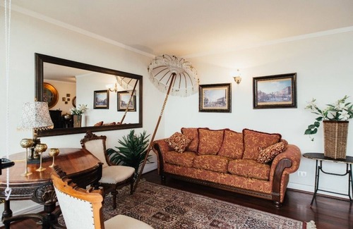 Vitacura Apartamento | Espectacular vista a la montaña de 1 dormitorio en Las Condes, cerca del Parque Arauco