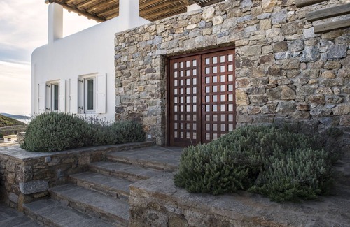 Ornos Villa | Espectacular Seaside Villa, St. John beach, piscina privada, Sunset View Over Delos