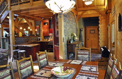 Greentown Casa | Espectacular Timber Frame Lodge