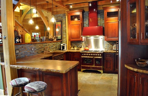 Greentown Casa | Espectacular Timber Frame Lodge