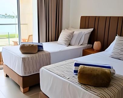 Zona Norte Apartamento | Vista impresionante y cama king en Baia Kristal