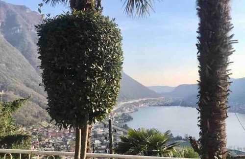 Rovio Apartamento | Spectacular view on lake Lugano-one-room apartment
