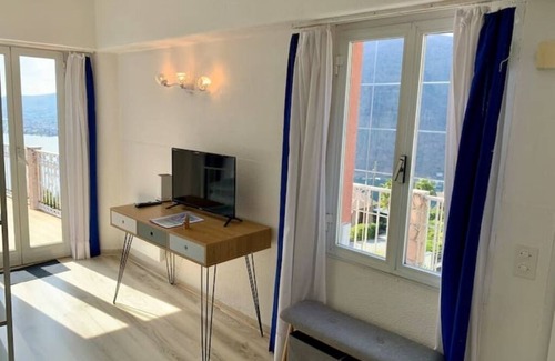 Rovio Apartamento | Spectacular view on lake Lugano-one-room apartment